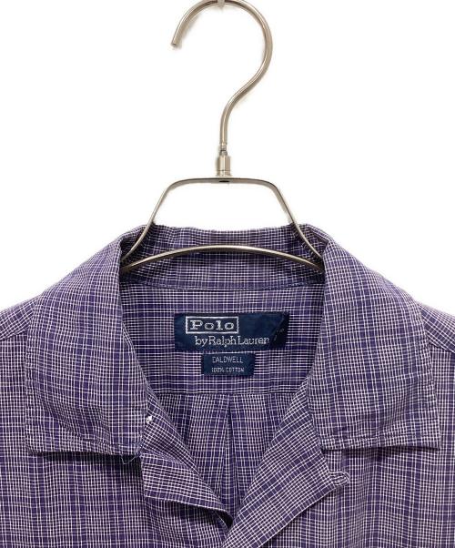 POLO RALPH LAUREN（ポロ・ラルフローレン）POLO RALPH LAUREN (ポロ・ラルフローレン) CARDWELLオープンカラーシャツ ブルー サイズ:Sの古着・服飾アイテム