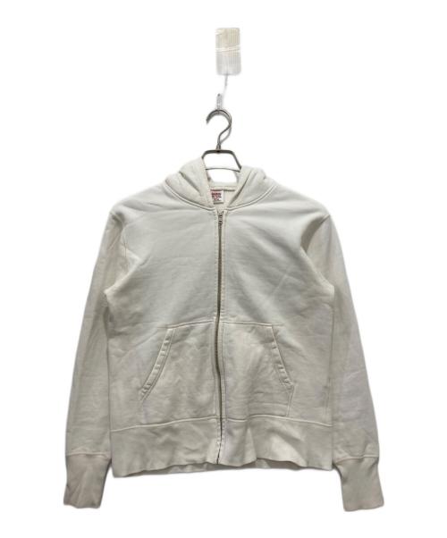 BARNS（バーンズ）BARNS (バーンズ) ジップパーカー ホワイト サイズ:Sの古着・服飾アイテム