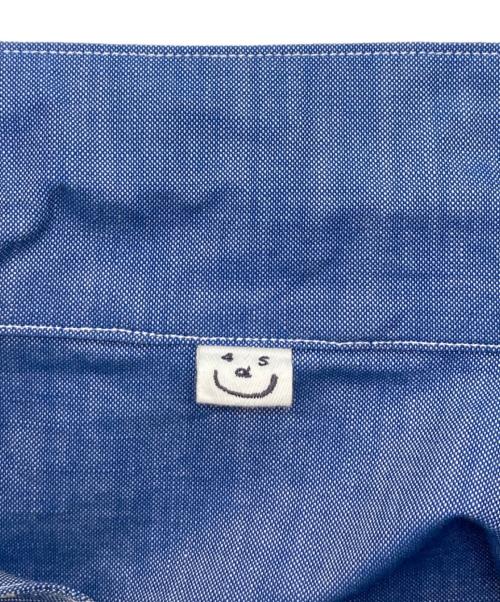 45R（フォーティファイブ・アール）45R (フォーティファイブ・アール) スーピマオックスの908バスクダッファーシャツ インディゴ×ホワイト サイズ:2の古着・服飾アイテム