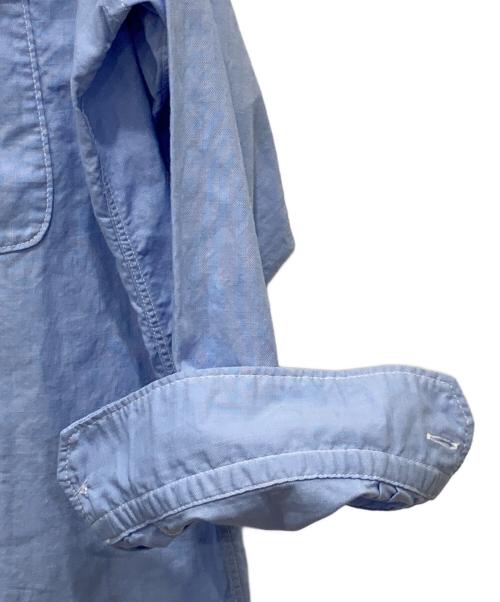 45R（フォーティファイブ・アール）45R (フォーティファイブ・アール) スーピマオックスの908ニームシャツ ブルー サイズ:2の古着・服飾アイテム