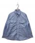 45R（フォーティファイブ・アール）の古着「スーピマオックスの908ニームシャツ」｜ブルー