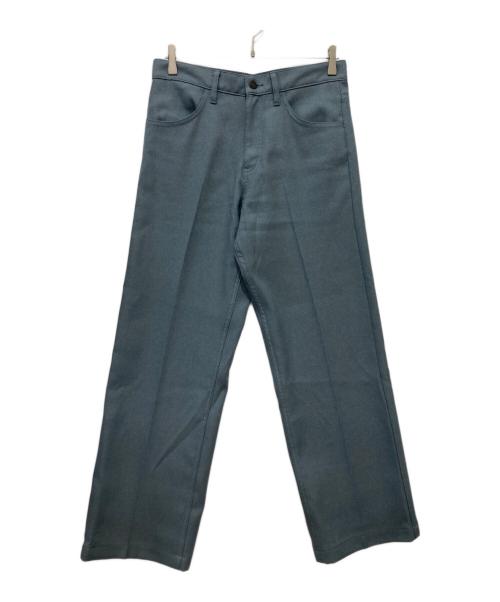 DAIRIKU（ダイリク）DAIRIKU (ダイリク) Flasher Pressed Pants / スリム フラッシャー プレスド パンツ ブルー サイズ:８５×２０の古着・服飾アイテム