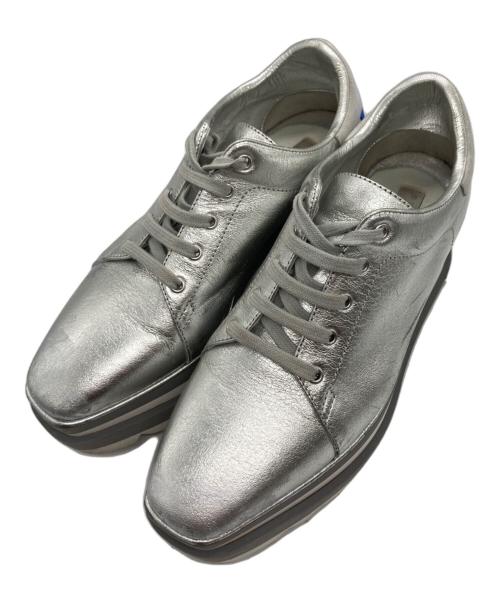 STELLA McCARTNEY（ステラマッカートニー）STELLA McCARTNEY (ステラマッカートニー) エリス厚底シューズ シルバー サイズ:34 1/2の古着・服飾アイテム