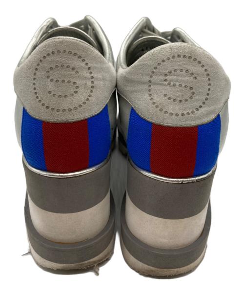 STELLA McCARTNEY（ステラマッカートニー）STELLA McCARTNEY (ステラマッカートニー) エリス厚底シューズ シルバー サイズ:34 1/2の古着・服飾アイテム