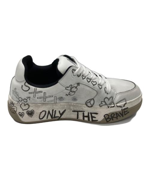 DIESEL（ディーゼル）DIESEL (ディーゼル) S-D-Ollie Low / ローカットスニーカー ホワイト サイズ:27cmの古着・服飾アイテム