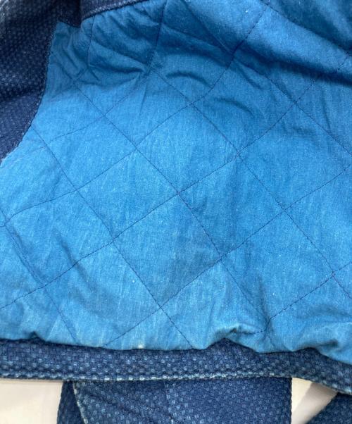 BLUE BLUE（ブルーブルー）BLUE BLUE (ブルーブルー) 刺し子カバーオール インディゴ サイズ:2の古着・服飾アイテム