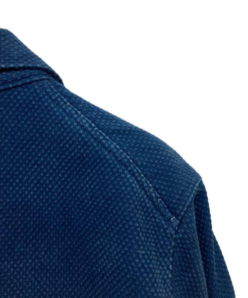 BLUE BLUE（ブルーブルー）BLUE BLUE (ブルーブルー) 刺し子カバーオール インディゴ サイズ:2の古着・服飾アイテム