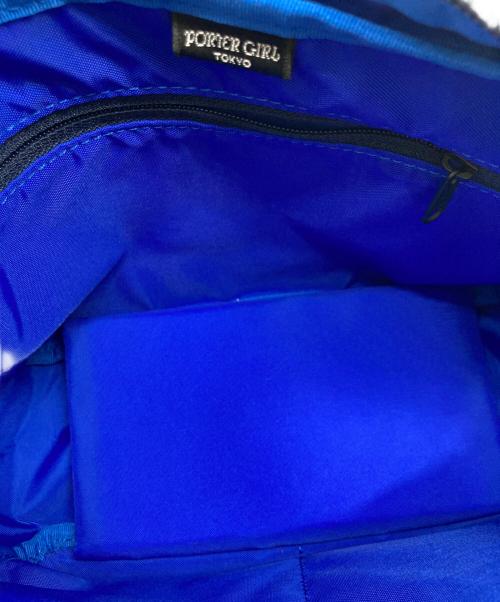 PORTER GIRL（ポーターガール）PORTER GIRL (ポーターガール) ムースショルダーバッグ ブルーの古着・服飾アイテム