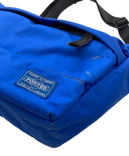 PORTER GIRL（ポーターガール）PORTER GIRL (ポーターガール) ムースショルダーバッグ ブルーの古着・服飾アイテム
