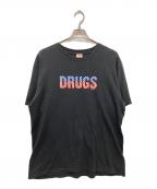 SUPREMEシュプリーム）の古着「Drugs Tee」｜ブラック