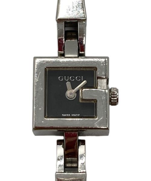 GUCCI（グッチ）GUCCI (グッチ) Gロゴ腕時計 ブラックの古着・服飾アイテム