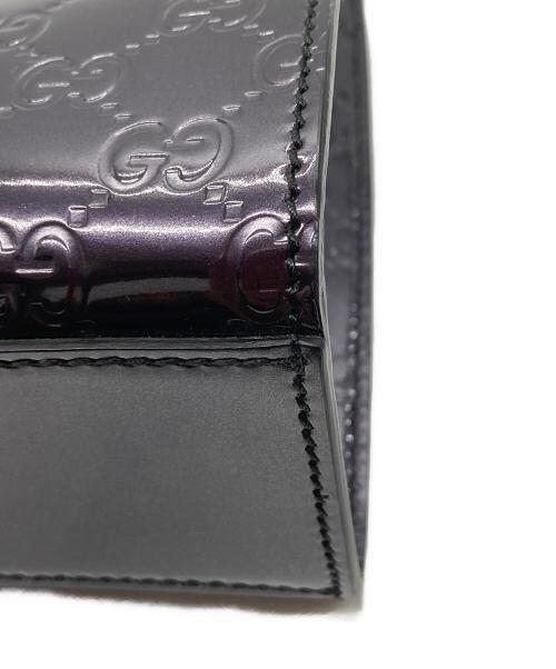 GUCCI（グッチ）GUCCI (グッチ) エミリー チェーンショルダーバッグ ネイビーの古着・服飾アイテム