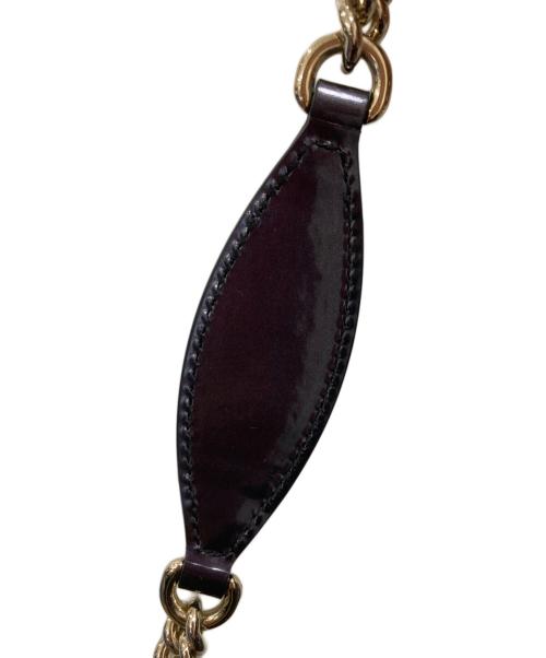 GUCCI（グッチ）GUCCI (グッチ) エミリー チェーンショルダーバッグ ネイビーの古着・服飾アイテム