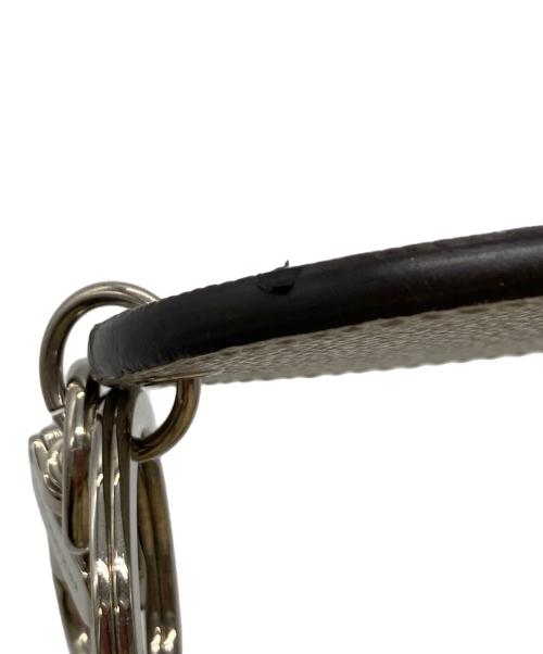 LOUIS VUITTON（ルイ ヴィトン）LOUIS VUITTON (ルイ ヴィトン) ポルトクレラウンドキーホルダー ホワイトの古着・服飾アイテム