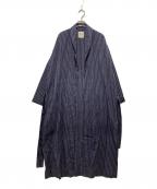 Snow peakスノーピーク）の古着「C L Stripe Robe 2 / ストライプローブ」｜ネイビー