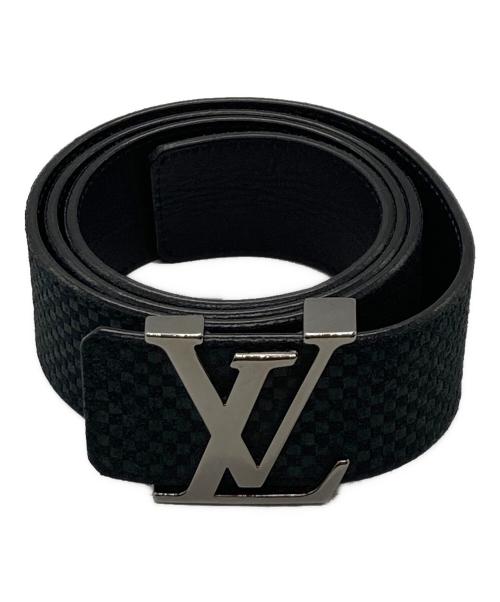 LOUIS VUITTON（ルイ ヴィトン）LOUIS VUITTON (ルイ ヴィトン) サンチュールLVイニシャルベルト ブラックの古着・服飾アイテム