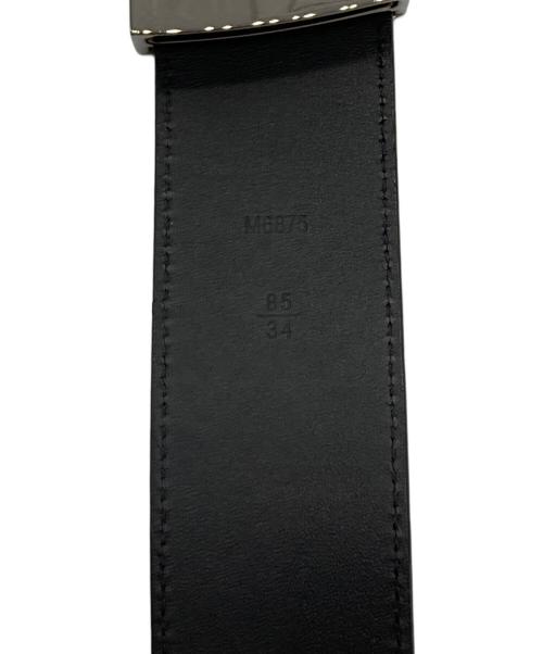 LOUIS VUITTON（ルイ ヴィトン）LOUIS VUITTON (ルイ ヴィトン) サンチュールLVイニシャルベルト ブラックの古着・服飾アイテム