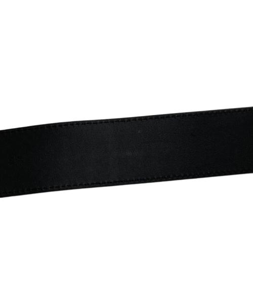 LOUIS VUITTON（ルイ ヴィトン）LOUIS VUITTON (ルイ ヴィトン) サンチュールLVイニシャルベルト ブラックの古着・服飾アイテム