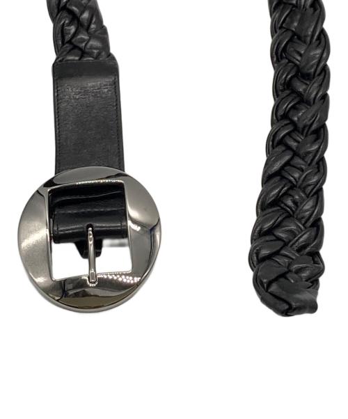 DOLCE & GABBANA（ドルチェ＆ガッバーナ）DOLCE & GABBANA (ドルチェ＆ガッバーナ) レザーベルト ブラックの古着・服飾アイテム