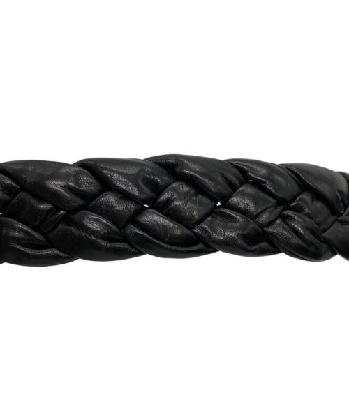 DOLCE & GABBANA（ドルチェ＆ガッバーナ）DOLCE & GABBANA (ドルチェ＆ガッバーナ) レザーベルト ブラックの古着・服飾アイテム