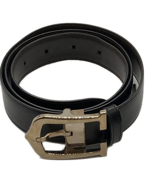 Cartier（カルティエ）Cartier (カルティエ) レザーベルト ブラックの古着・服飾アイテム