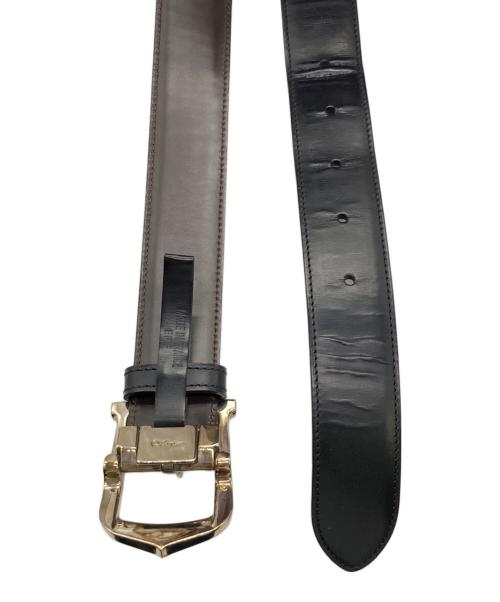 Cartier（カルティエ）Cartier (カルティエ) レザーベルト ブラックの古着・服飾アイテム