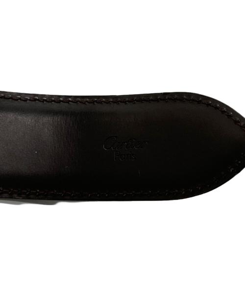 Cartier（カルティエ）Cartier (カルティエ) レザーベルト ブラックの古着・服飾アイテム