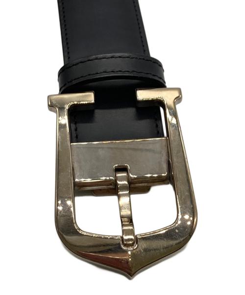 Cartier（カルティエ）Cartier (カルティエ) レザーベルト ブラックの古着・服飾アイテム
