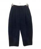 mina perhonenミナ ペルホネン）の古着「predawn クロップドパンツ」｜ネイビー