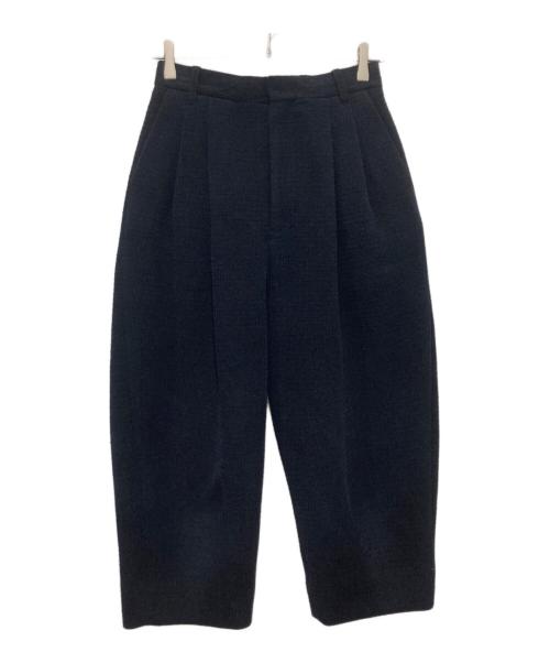 mina perhonen（ミナ ペルホネン）mina perhonen (ミナ ペルホネン) predawn クロップドパンツ ネイビー サイズ:36の古着・服飾アイテム