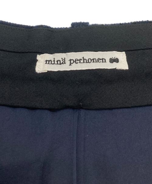 mina perhonen（ミナ ペルホネン）mina perhonen (ミナ ペルホネン) predawn クロップドパンツ ネイビー サイズ:36の古着・服飾アイテム