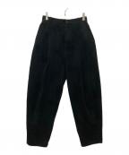 mina perhonenミナ ペルホネン）の古着「land puzzle パンツ」｜ブラック