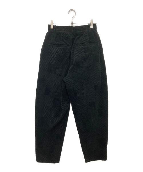 mina perhonen（ミナ ペルホネン）mina perhonen (ミナ ペルホネン) land puzzle パンツ ブラック サイズ:36の古着・服飾アイテム