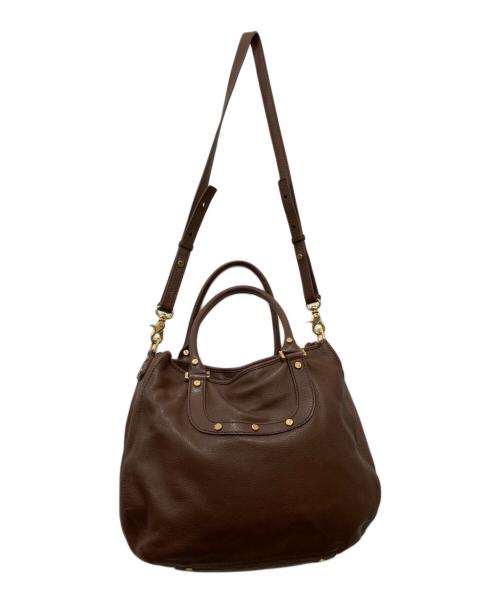 TORY BURCH（トリーバーチ）TORY BURCH (トリーバーチ) アマンダレザー2WAYバッグ ブラウンの古着・服飾アイテム