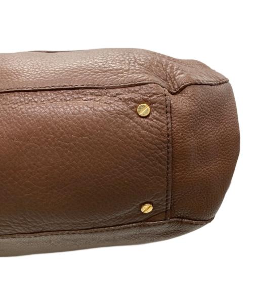 TORY BURCH（トリーバーチ）TORY BURCH (トリーバーチ) アマンダレザー2WAYバッグ ブラウンの古着・服飾アイテム