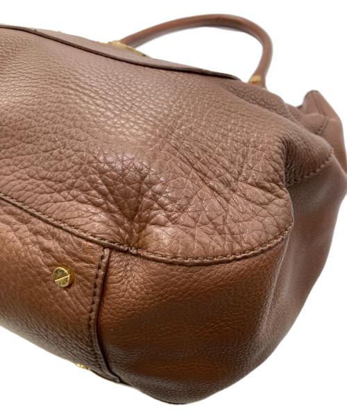 TORY BURCH（トリーバーチ）TORY BURCH (トリーバーチ) アマンダレザー2WAYバッグ ブラウンの古着・服飾アイテム