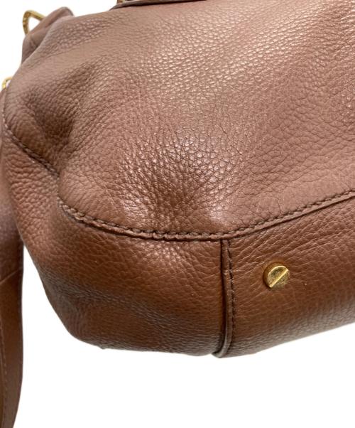 TORY BURCH（トリーバーチ）TORY BURCH (トリーバーチ) アマンダレザー2WAYバッグ ブラウンの古着・服飾アイテム