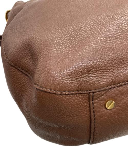 TORY BURCH（トリーバーチ）TORY BURCH (トリーバーチ) アマンダレザー2WAYバッグ ブラウンの古着・服飾アイテム