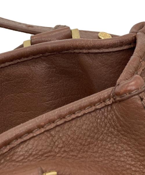 TORY BURCH（トリーバーチ）TORY BURCH (トリーバーチ) アマンダレザー2WAYバッグ ブラウンの古着・服飾アイテム
