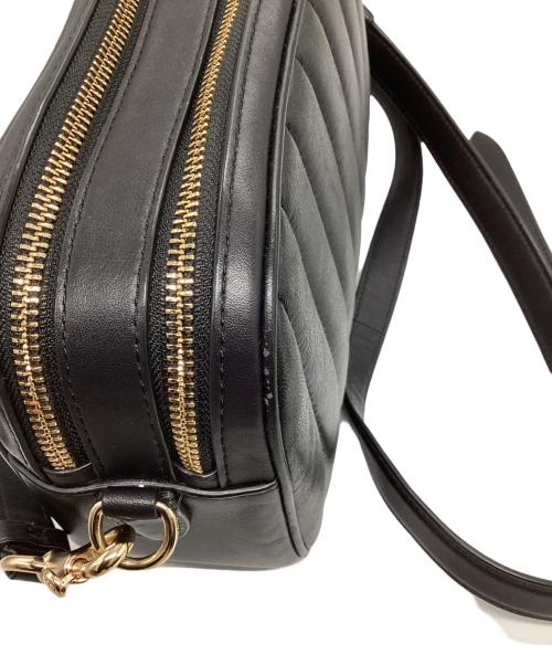 COACH（コーチ）COACH (コーチ) レザーショルダーバッグ ブラックの古着・服飾アイテム