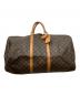 LOUIS VUITTON（ルイ ヴィトン）の古着「モノグラムキーポル60トラベルバッグ」｜ブラウン