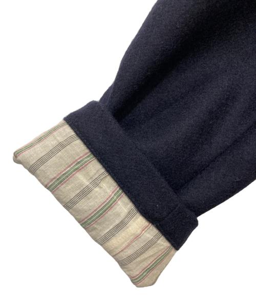 45R（フォーティファイブ・アール）45R (フォーティファイブ・アール) イングランドフラノのコート ネイビー サイズ:2の古着・服飾アイテム