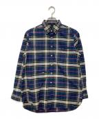 45Rフォーティファイブ・アール）の古着「504オックスの908ローファーボタンダウンシャツ / チェックシャツ」｜ネイビー
