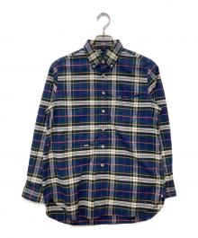 45R（フォーティファイブ・アール）の古着「504オックスの908ローファーボタンダウンシャツ / チェックシャツ」｜ネイビー