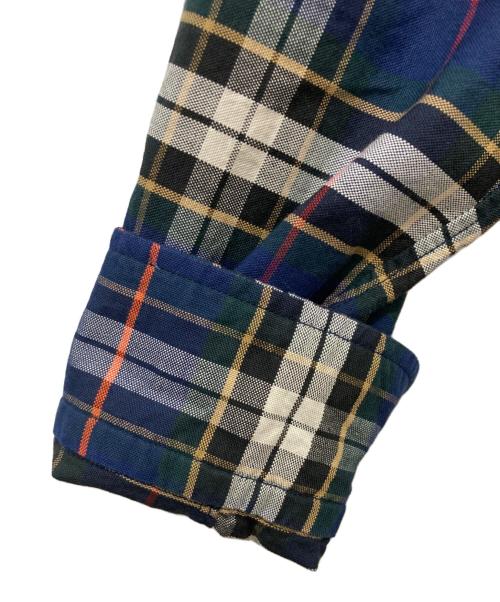 45R（フォーティファイブ・アール）45R (フォーティファイブ・アール) 504オックスの908ローファーボタンダウンシャツ / チェックシャツ ネイビー サイズ:Mの古着・服飾アイテム