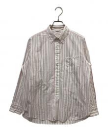 45R（フォーティファイブ・アール）の古着「180番三子の908ローファーボタンダウンシャツ」｜ホワイト×レッド