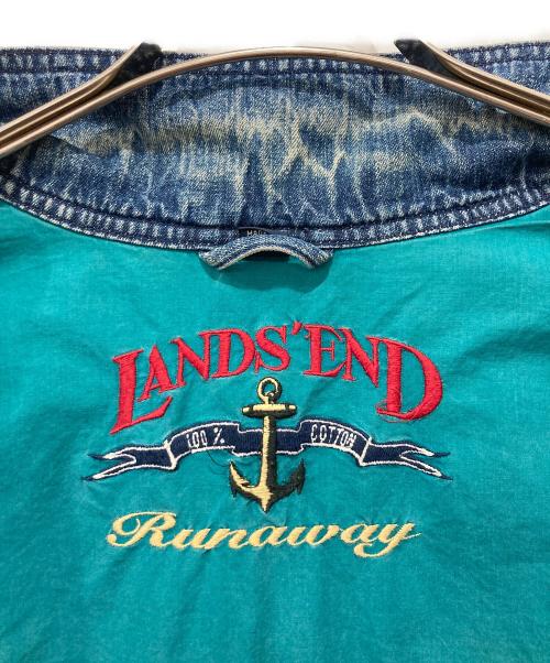 LAND'S END（ランズエンド）LAND'S END (ランズエンド) デニムスイングトップ インディゴ サイズ:Lの古着・服飾アイテム