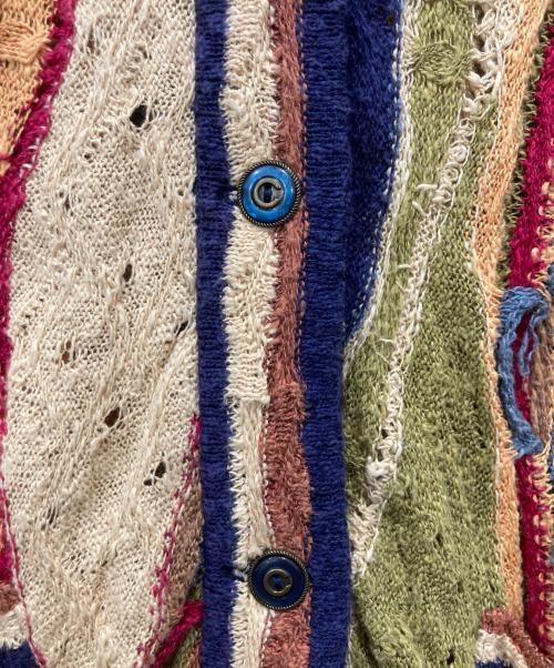 Coogi（クージー）Coogi (クージー) 3Dニットカーディガン マルチカラー サイズ:Mの古着・服飾アイテム