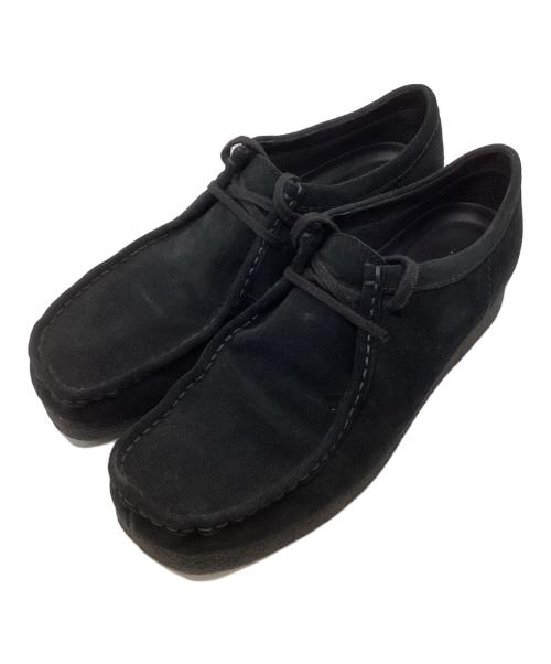 CLARKS（クラークス）CLARKS (クラークス) Wallabee EVO WP / ワラビーエヴォウォータープルーフ / Black Suede ブラック サイズ:28の古着・服飾アイテム