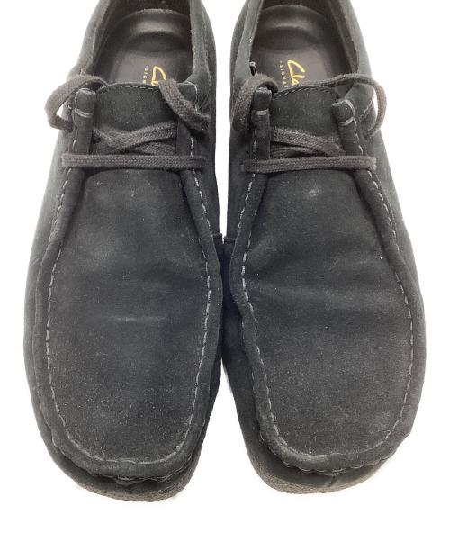 CLARKS（クラークス）CLARKS (クラークス) Wallabee EVO WP / ワラビーエヴォウォータープルーフ / Black Suede ブラック サイズ:28の古着・服飾アイテム